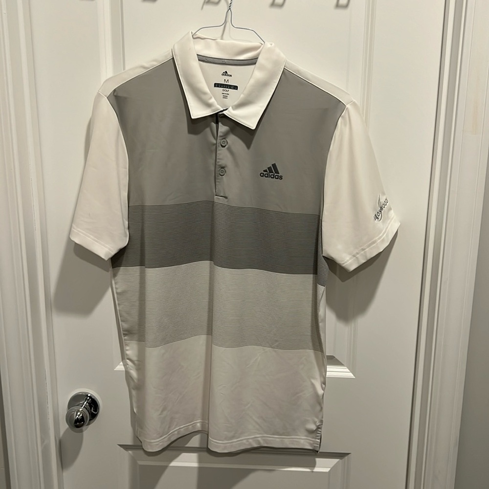 Adidas golf polo size medium ( m )